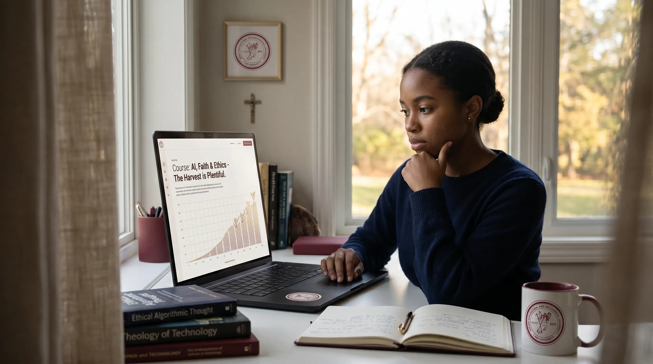 Faith-anchored AI ethics — the core intersection of I AM University's academic philosophy